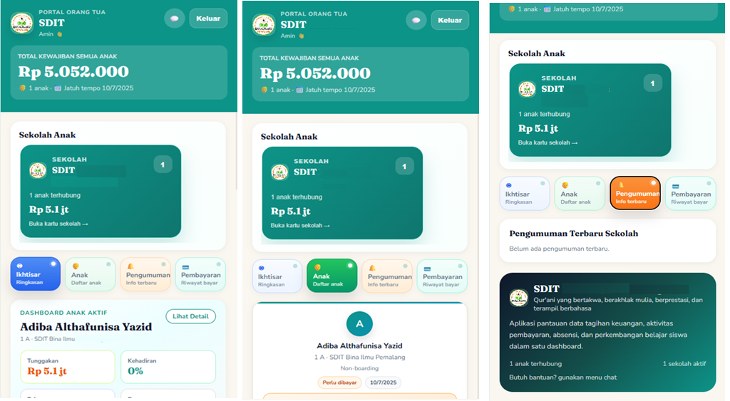 Portal Orang Tua Sobat Edu